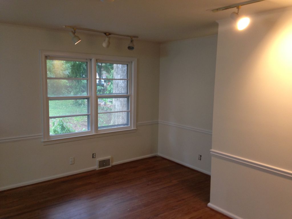 finished room, ready to move in.