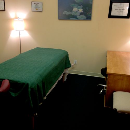 Our treatment rooms are comfortable and quiet.