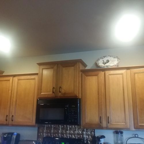 Recess Lights in kitchen ceiling