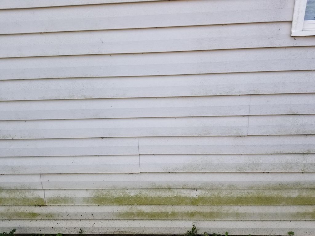 Before Pressure Washing Garrett Enterprise 