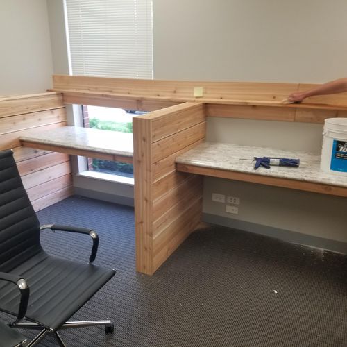 Office cubicle build