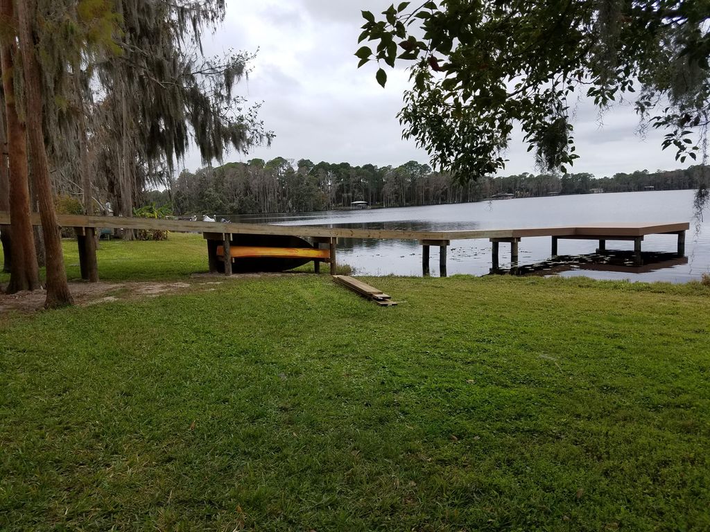 Completely New Dock in Tampa.
New Pilings, framing