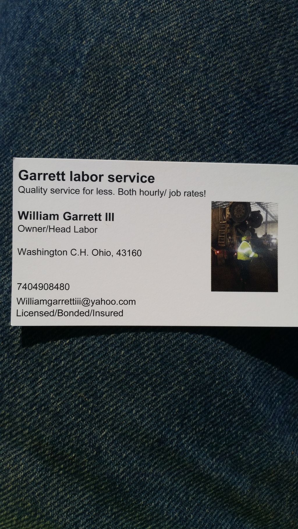 Garrett Labor Service
