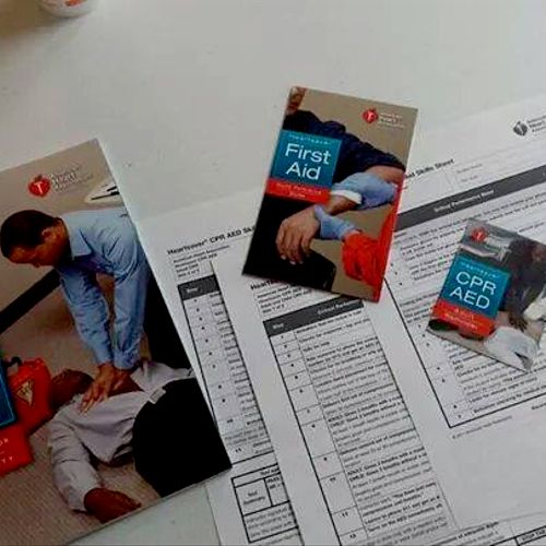 First Aid Training books needed for training class