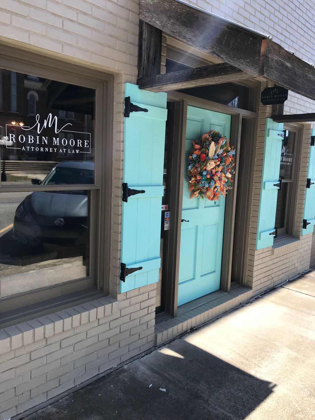 Our office is a bright addition to Main Street