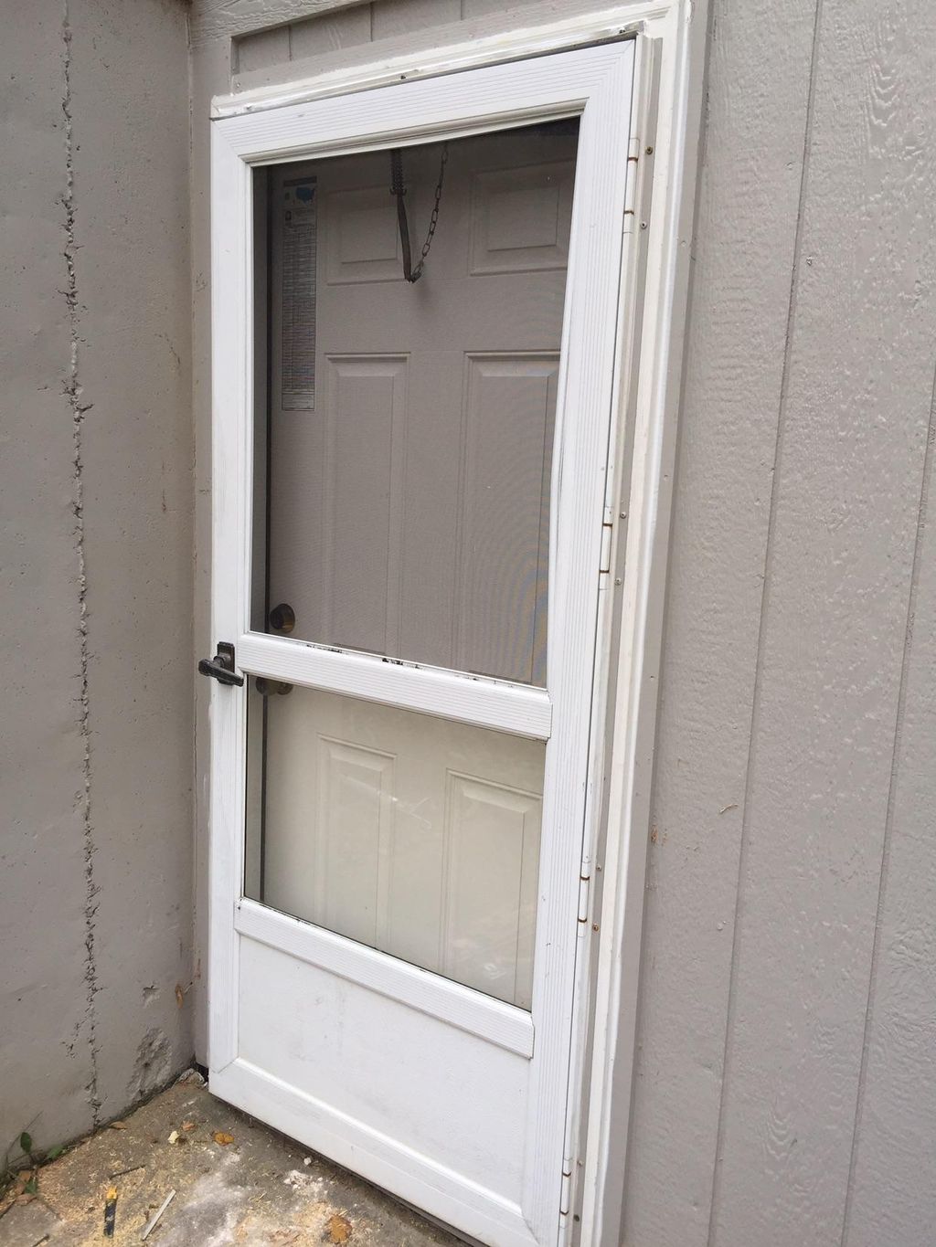 David C. Door installation job.