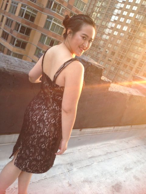 Rooftop photshoot in Midtown Manhattan. Hair and M