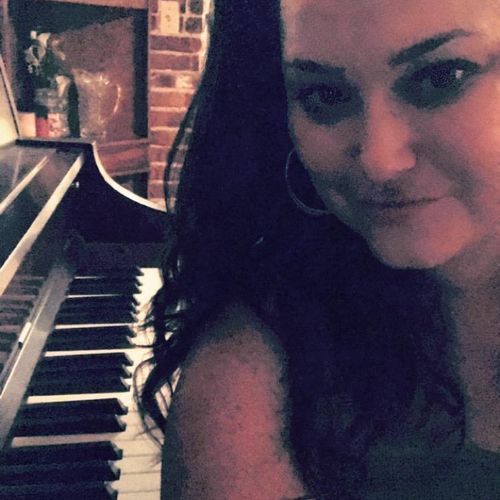 Allison at her piano