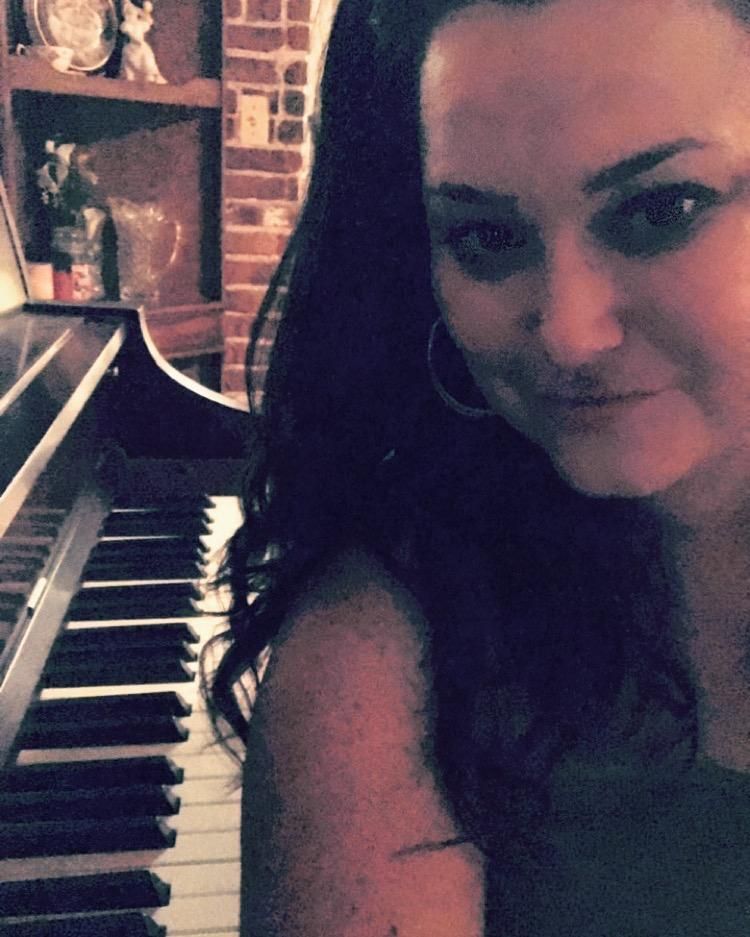 Allison at her piano