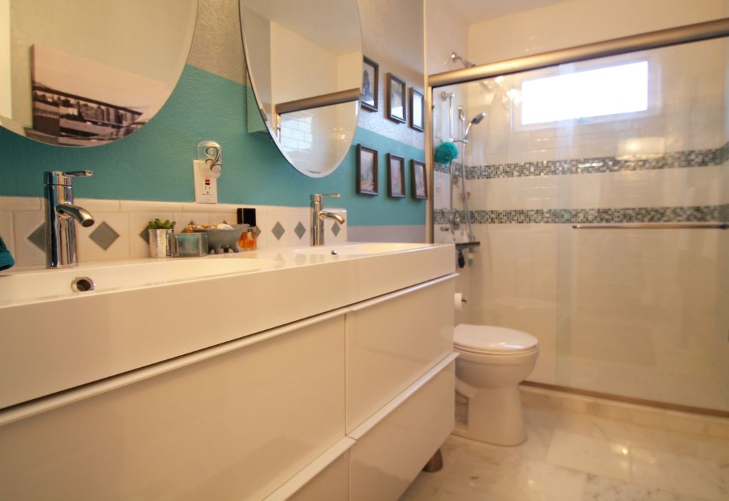 Lakewood Hollywood Glam Inspired Bedroom and Bathr
