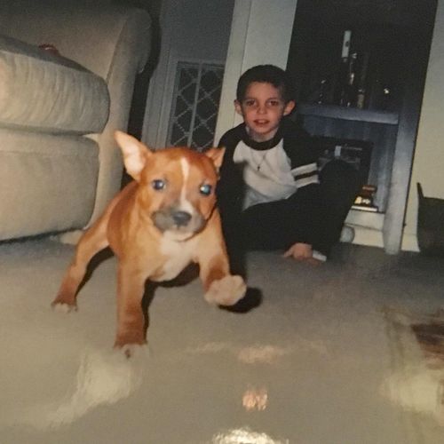 Me as a child with my very first dog!! Tbt