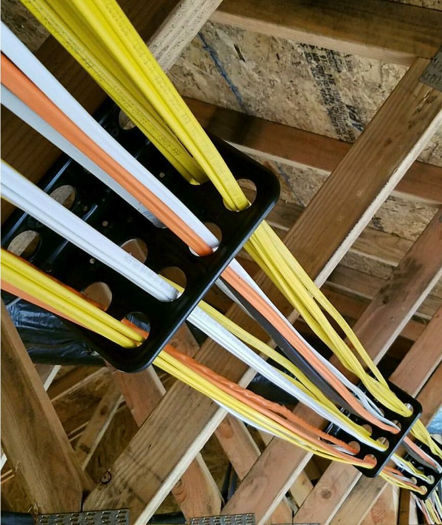 Residential wire home runs.