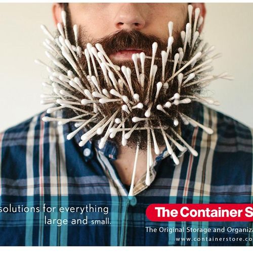 Creative for Container Store to get men into the s