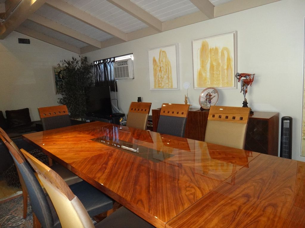 Living Room Table dusted and polished.