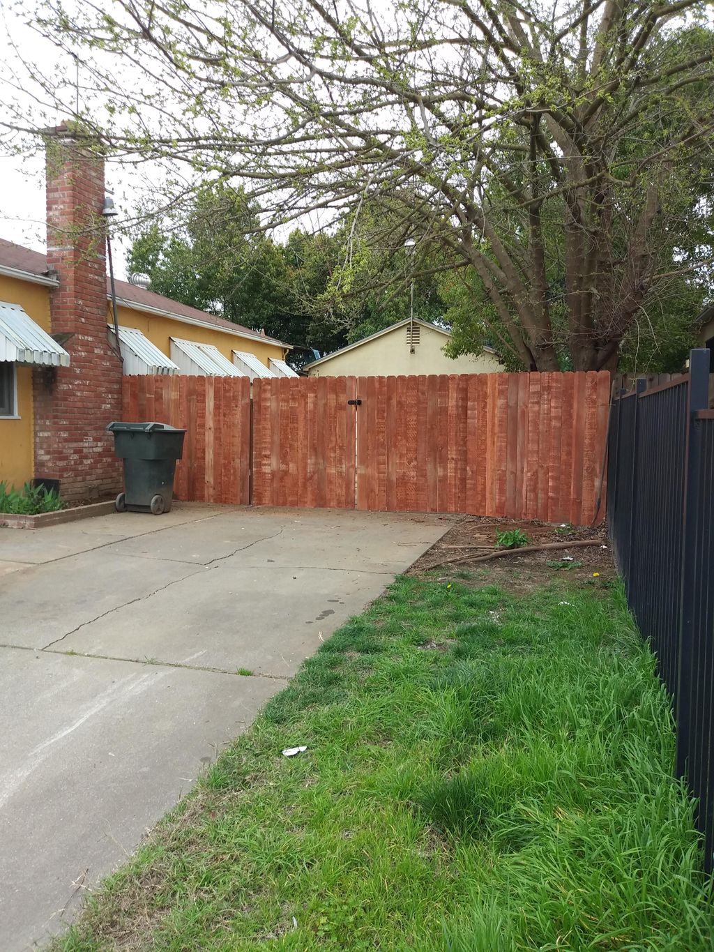 Southside fence job after shot