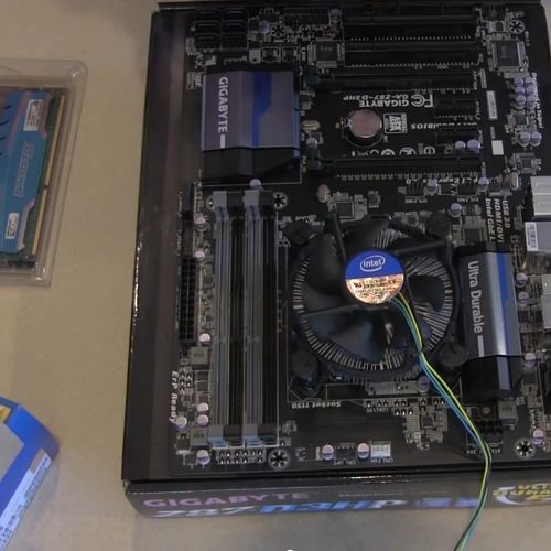 cpu and fan install