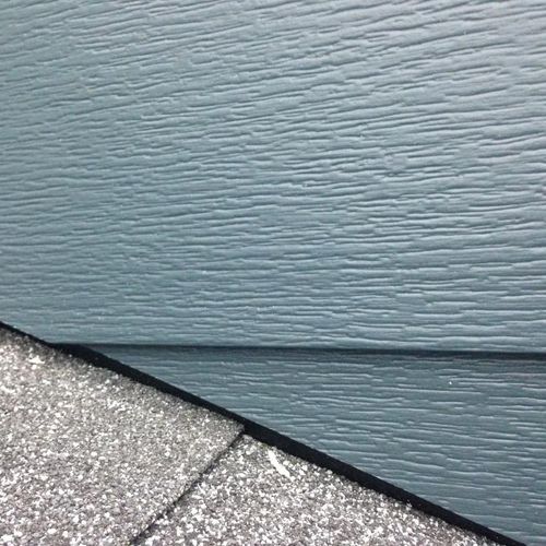 Waterproof direct contact siding seam with CELECT 