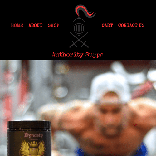screen shot from authoritysupps.com