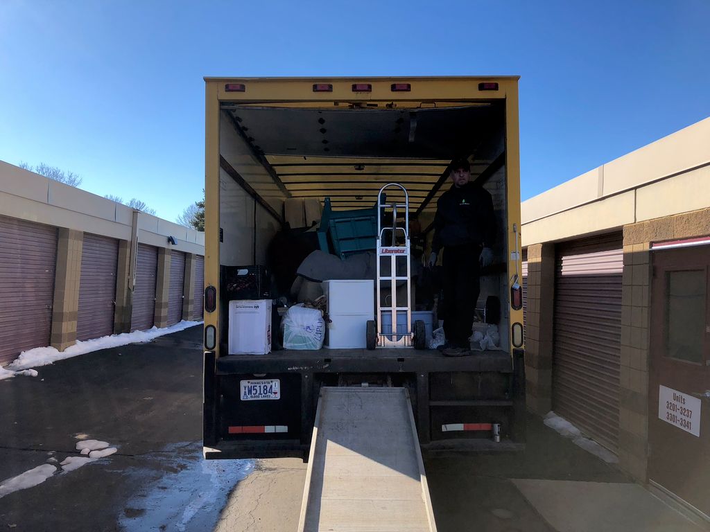 Packing out a storage unit