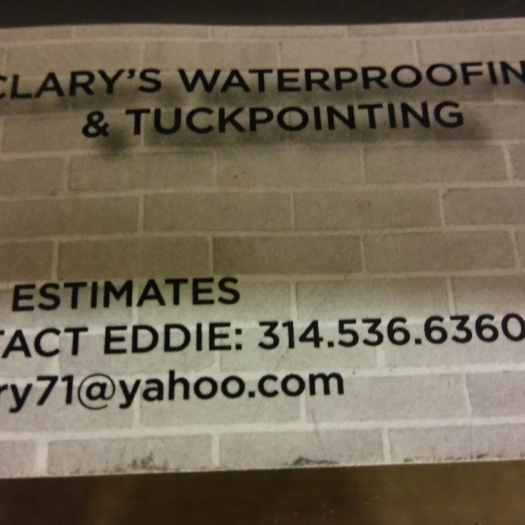 Clarys Tuckpointing and Waterproofing