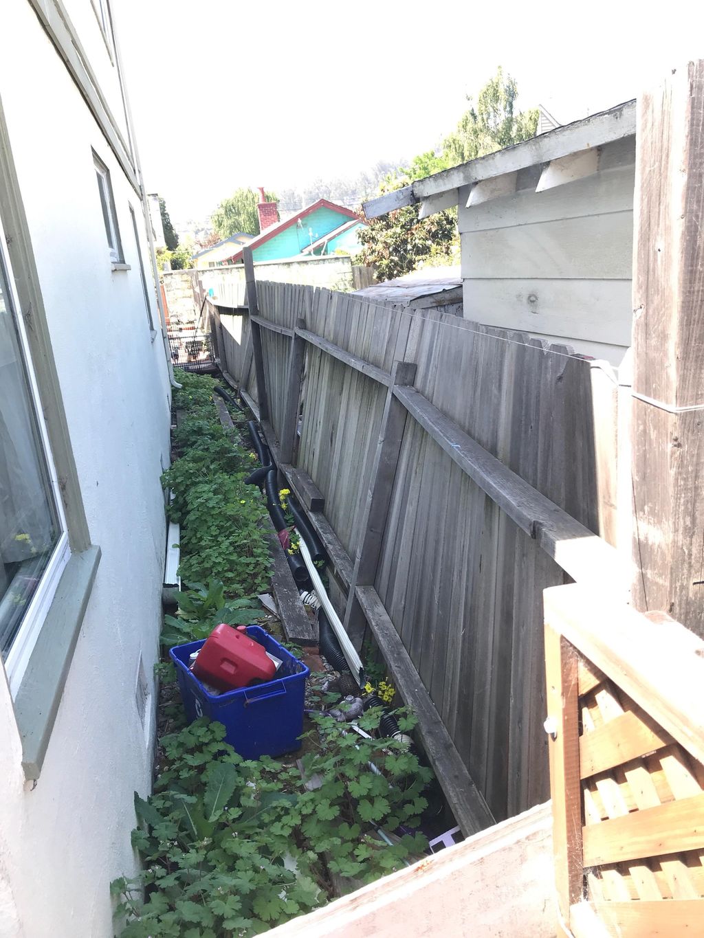 Before - fence build 