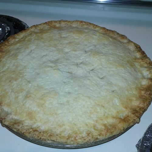 Fresh out of the oven Chicken Pot Pie