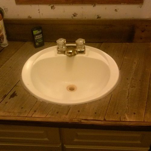 Bath #1 sink MR.MARVIN