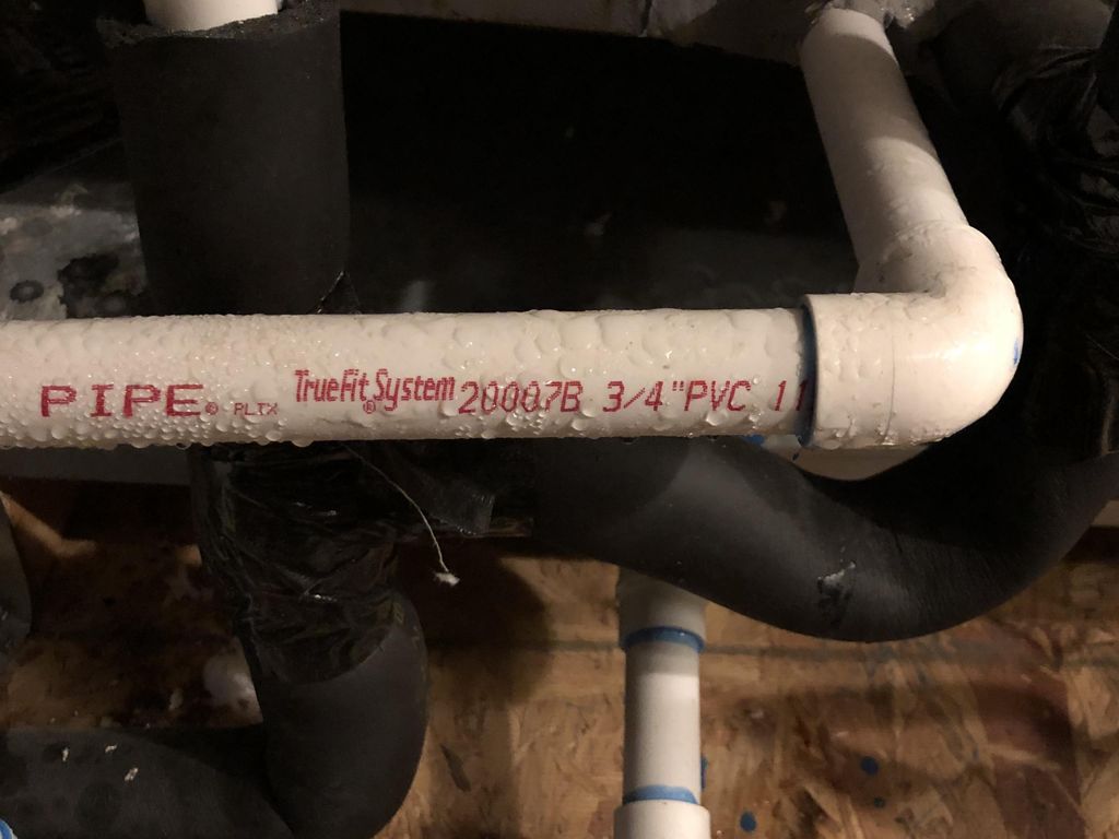 Uninsulated hvac drain lines lead to moisture intr