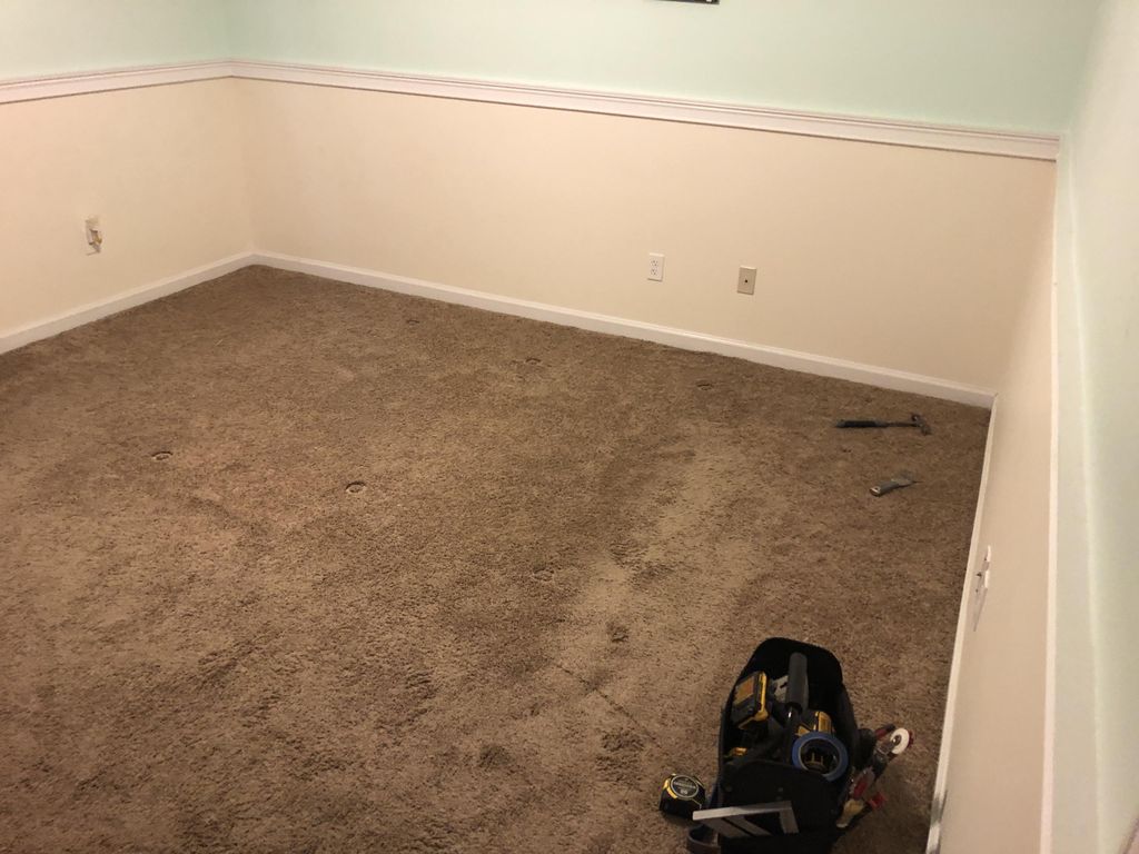 Before with carpet 