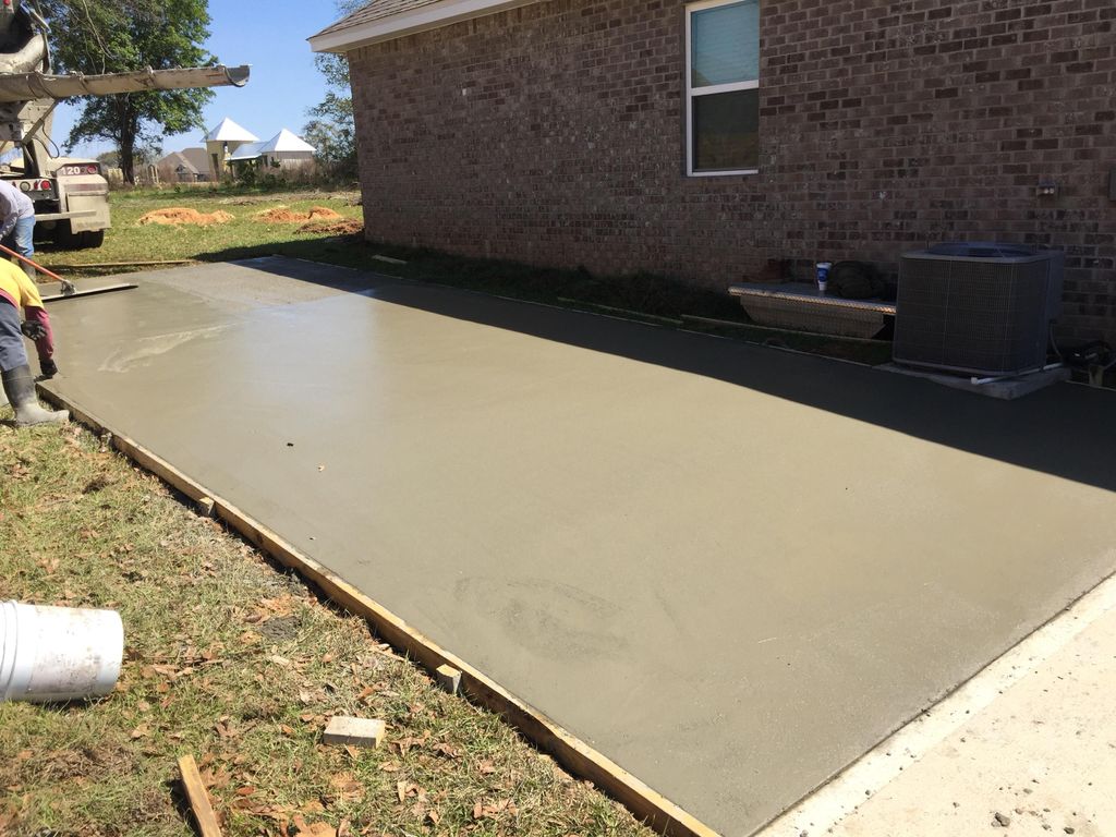 Finishing driveway