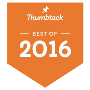 Thumbtack "Best of 2016" awardee.