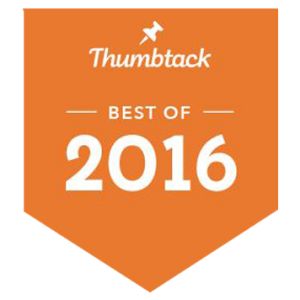 Thumbtack "Best of 2016" awardee.