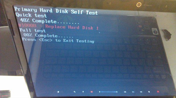 Hard Drive Failure and Replacmeent