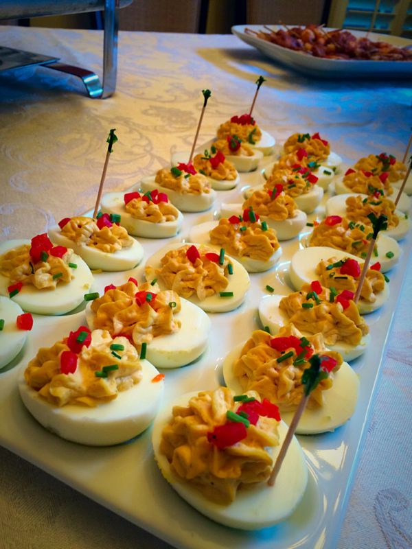 pimento cheese deviled eggs...a hit!!!