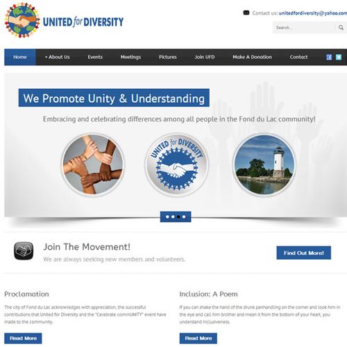 Website - United for Diversity (http://unitedfordi