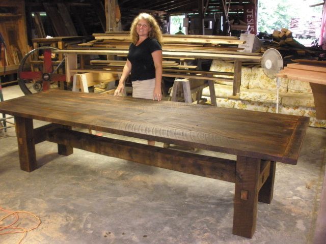 Ten foot Trestle table.