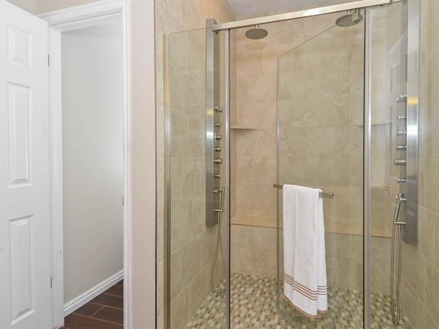Master bathroom.  This space formerly had an unuse