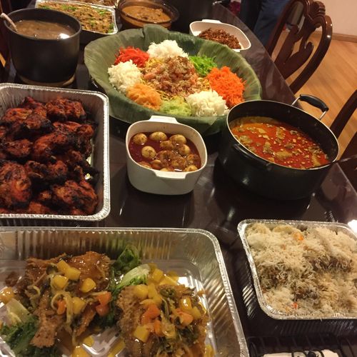 Asian home-cooked style buffet