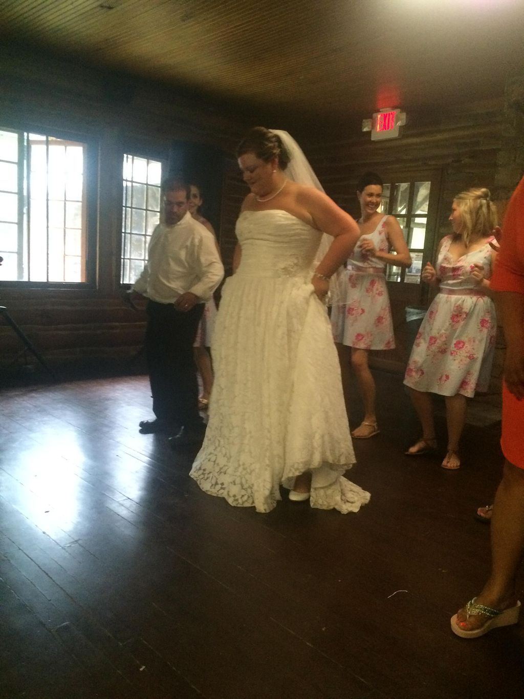 We can teach you how to do the line dances as well