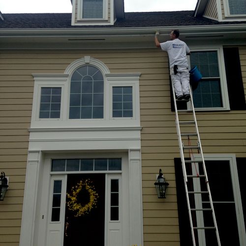 Exterior Painting, Weather Proofing, and Gutter Cl