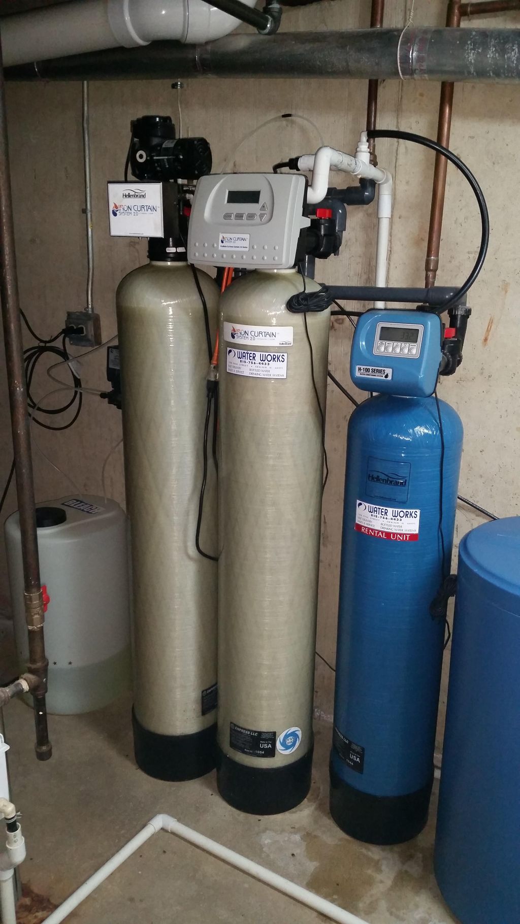 Hellenbrand Iron Curtain System for Iron and Bacte