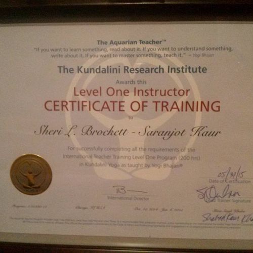 Level 1 Kundalini Yoga Instructor Certification