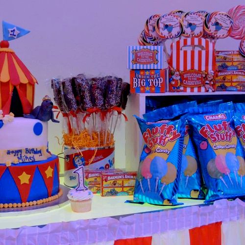Circus Candy Table