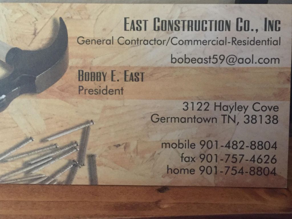 East Construction Co Inc.