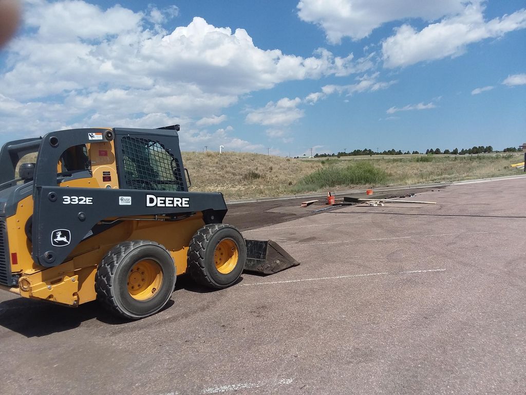 We are building curb and gutter , before they put 
