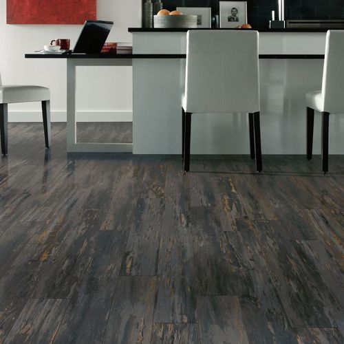 Grey tones are HOT right now! Wood Flooring