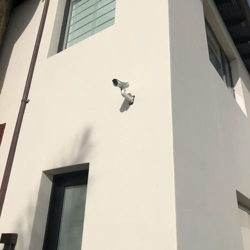 High Resolution Security Camera Installation