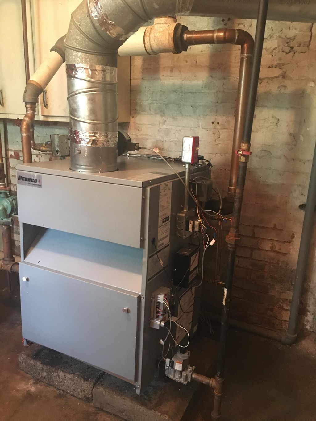 Install New High Efficiency 225k BTU Steam boiler