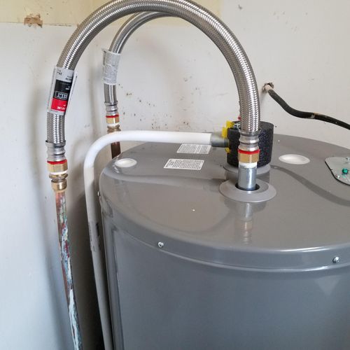 Replaced Hot Water Heater (After)