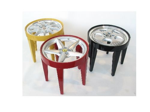 Lamborghini, Ferrari, Porsche side tables